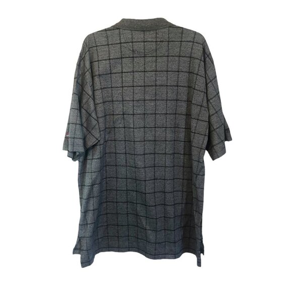 NWOT IZODCLUB  Mens XLG Polo Shirt in Grey/Black - Picture 2 of 9